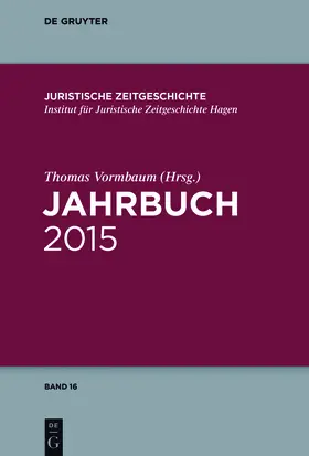 Jahrbuch der Juristischen Zeitgeschichte