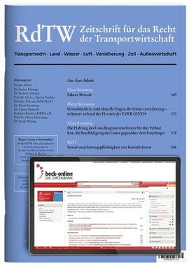 Recht der Transportwirtschaft (RdTW)