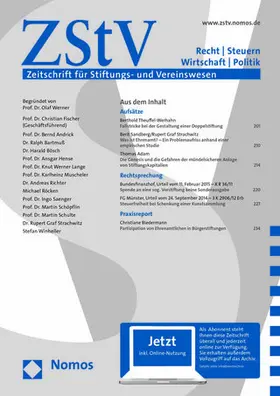 Zeitschrift für Stiftungs- und Vereinswesen (ZStV)