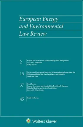 European Energy and Environmental Law Review