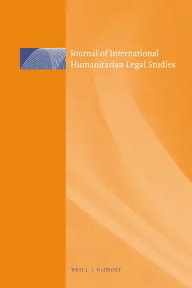 Journal of International Humanitarian Legal Studies