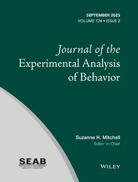 Journal of the Experimental Analysis of Behavior