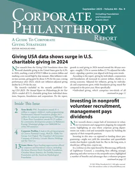 Corporate Philanthropy Report