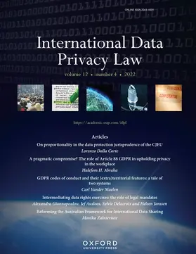 International Data Privacy Law
