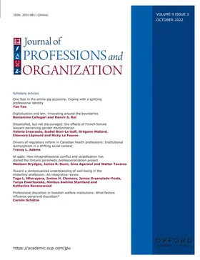 Journal of Professions and Organization