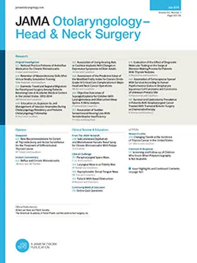 JAMA Otolaryngology - Head & Neck Surgery