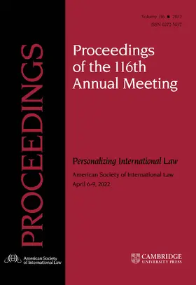 Proceedings of the ASIL Annual Meeting