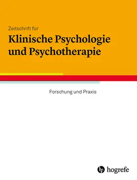 Zeitschrift für Klinische Psychologie und Psychotherapie
