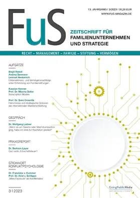 Zeitschrift für Familienunternehmen und Strategie (FuS)