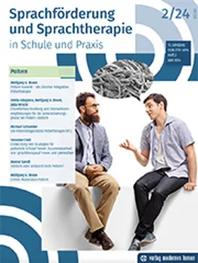 Sprachförderung und Sprachtherapie in Schule und Praxis