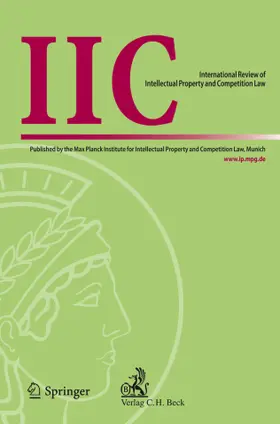 IIC - International Review of Intellectual Property and Competition Law