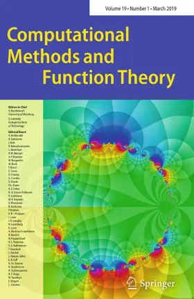 Computational Methods and Function Theory