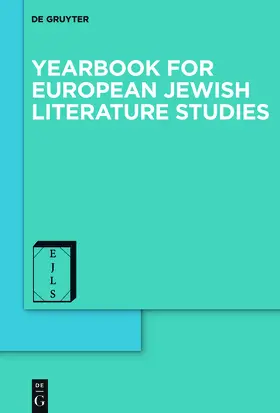 Yearbook for European Jewish Literature Studies