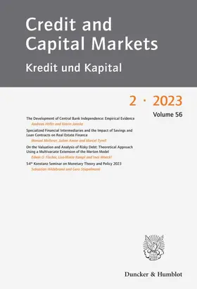 Credit and Capital Markets