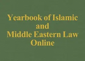 Yearbook of Islamic and Middle Eastern Law Online
