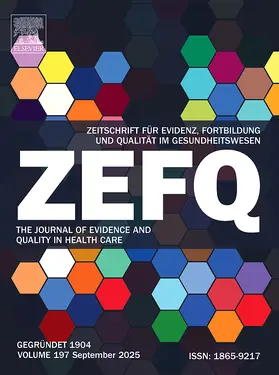 Zeitschrift für Evidenz, Fortbildung und Qualität im Gesundheitswesen