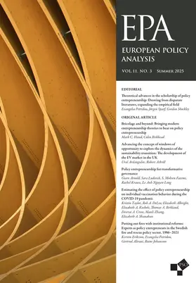 European Policy Analysis