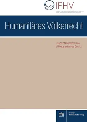 Humanitäres Völkerrecht