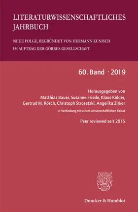Literaturwissenschaftliches Jahrbuch