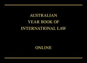 The Australian Year Book of International Law Online