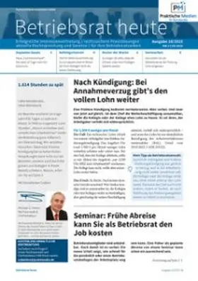 Betriebsrat heute