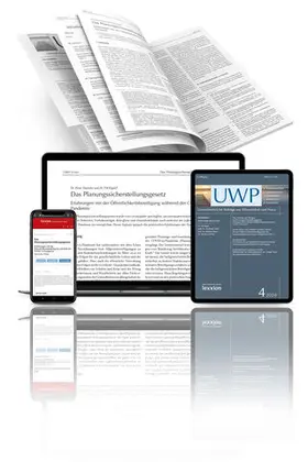 Umweltrechtliche Beiträge aus Wissenschaft und Praxis (UWP)