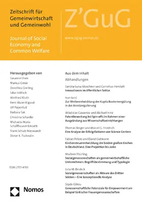Z'GuG Zeitschrift für Gemeinwirtschaft und Gemeinwohl