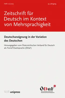 Zeitschrift für Deutsch im Kontext von Mehrsprachigkeit