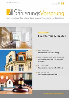 Der Sanierungsvorsprung