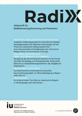 RadiX – Zeitschrift für Radikalisierungsforschung und Prävention