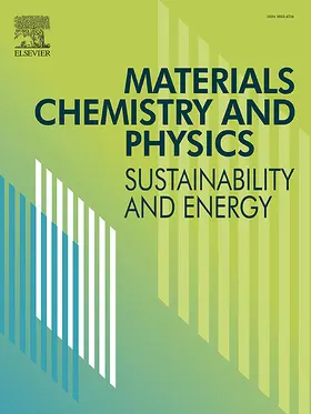 Materials Chemistry and Physics: Sustainability and Energy