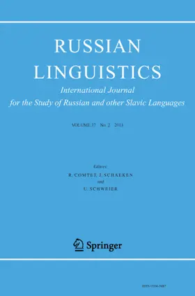 Slavic Linguistics
