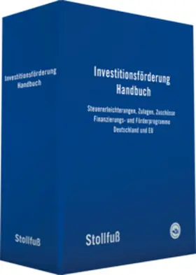 Investitionsförderung Handbuch, ohne Fortsetzungsbezug