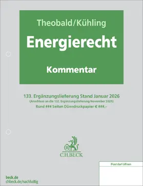 Energierecht  133. Ergänzungslieferung