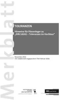 Merkblatt Toleranzen im Hochbau 2022-11