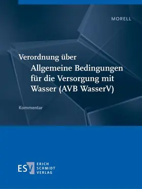 Verordnung über Allgemeine Bedingungen für die Versorgung mit Wasser (AVB Wasser V)