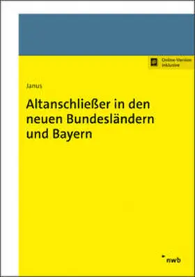 Altanschließer in den neuen Bundesländern und Bayern - Mängelexemplar, kann leichte Gebrauchsspuren aufweisen. Sonderangebot ohne Rückgaberecht. Nur so lange der Vorrat reicht.