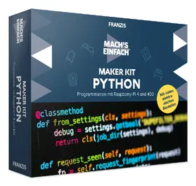 FRANZIS 67183 - Mach's einfach Maker Kit Python