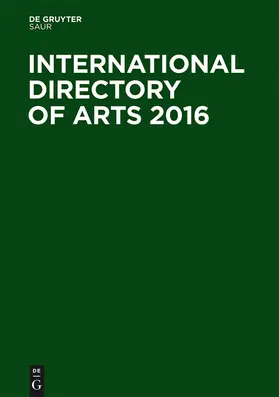 International Directory of Arts 2016