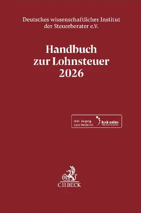 Handbuch zur Lohnsteuer 2026. LSt 2026