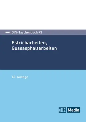 DIN-Taschenbuch 73 - Buch mit E-Book