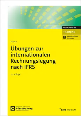 Übungen zur internationalen Rechnungslegung nach IFRS