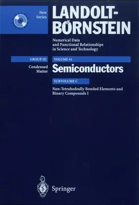 Non-Tetrahedrally Bonded Elements and Binary Compounds I