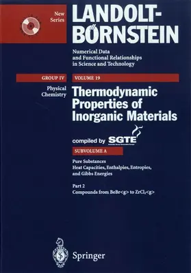 Pure Substances. Part 2 _ Compounds from BeBr_g to ZrCl2_g
