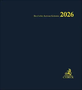 Beck'scher Juristen-Kalender 2026