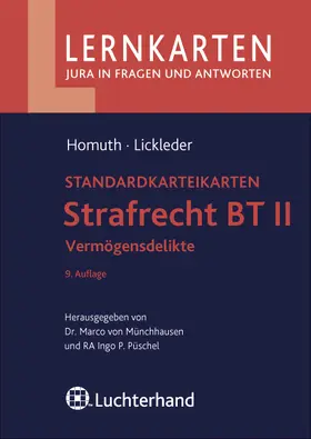 Strafrecht BT II - Vermögensdelikte