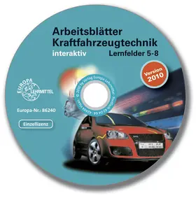 Arbeitsblätter Kraftfahrzeugtechnik interaktiv Lernfelder 5-8 - Einzellizenz
