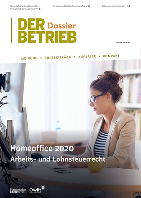 DER BETRIEB Dossier - Homeoffice