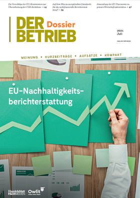 DER BETRIEB Dossier - EU-Nachhaltigkeitsberichterstattung