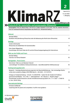 KlimaRZ Ausgabe 2/2022 (Zeitschrift)